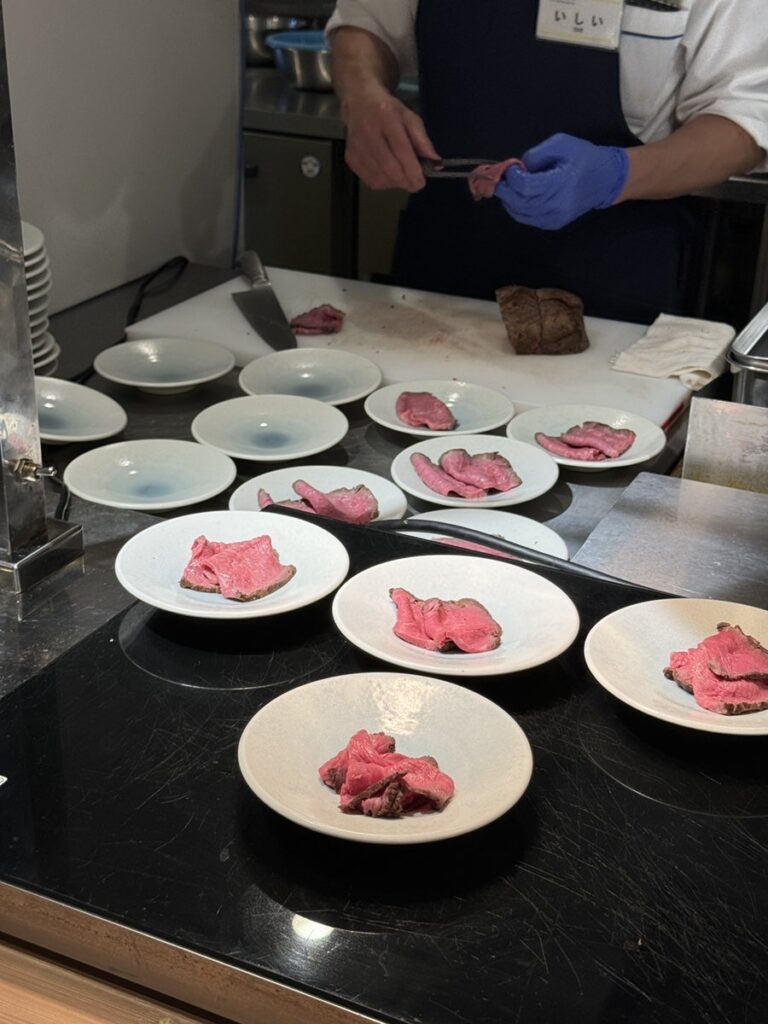 도요스 만요클럽 석식과 조식 뷔페