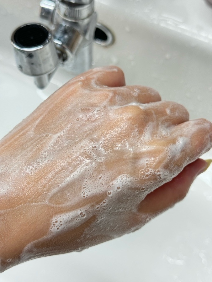 Rinsed skin