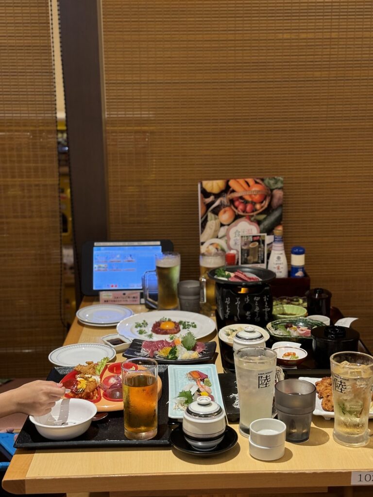 교토 료칸 온천 내 식당