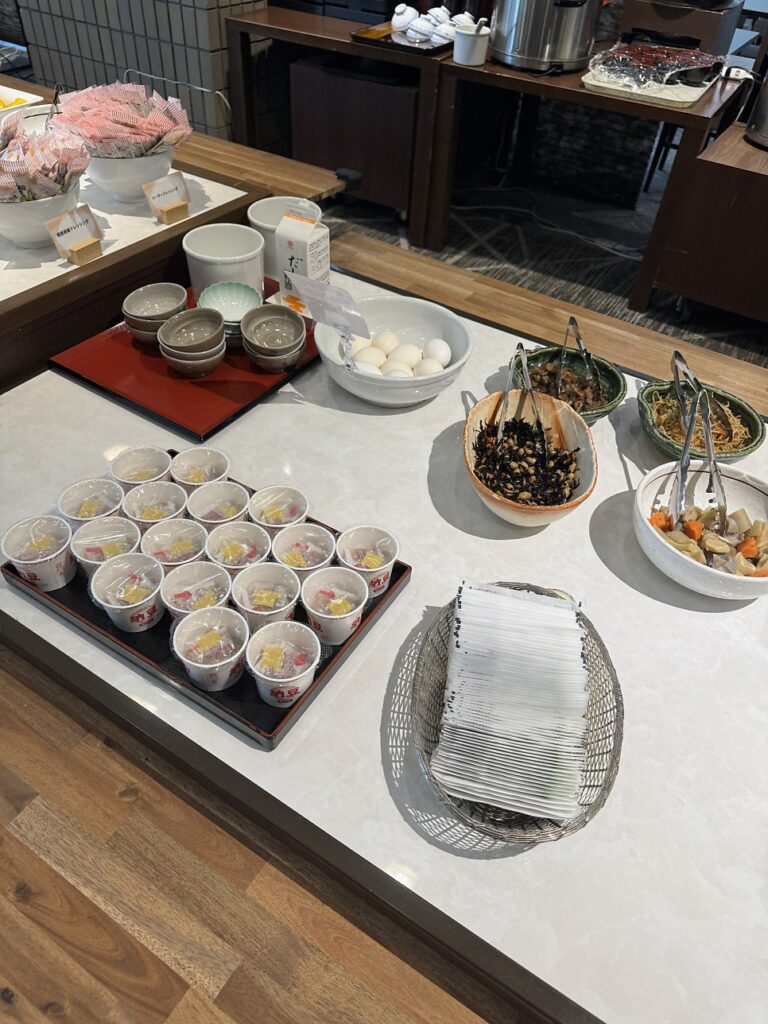 교토 료칸 조식