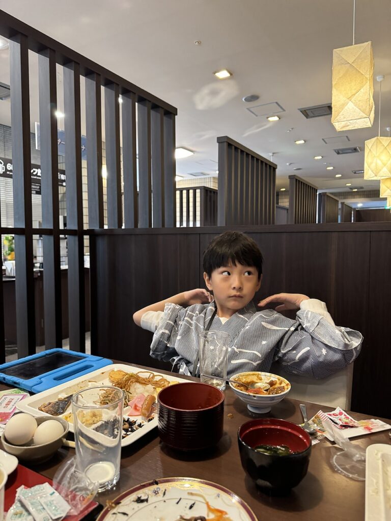 교토 료칸 조식