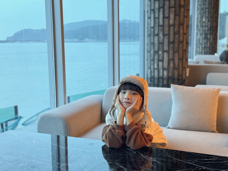 Ocean view through the windows