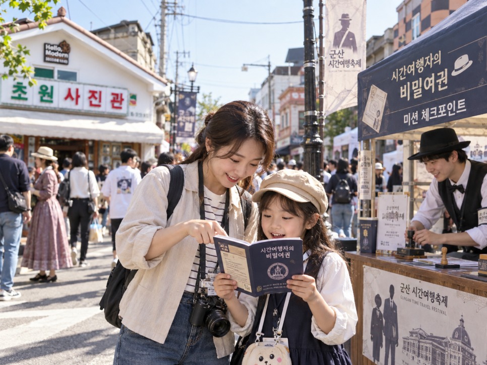 군산시간여행축제 아이와 간다면 이것부터 해보자