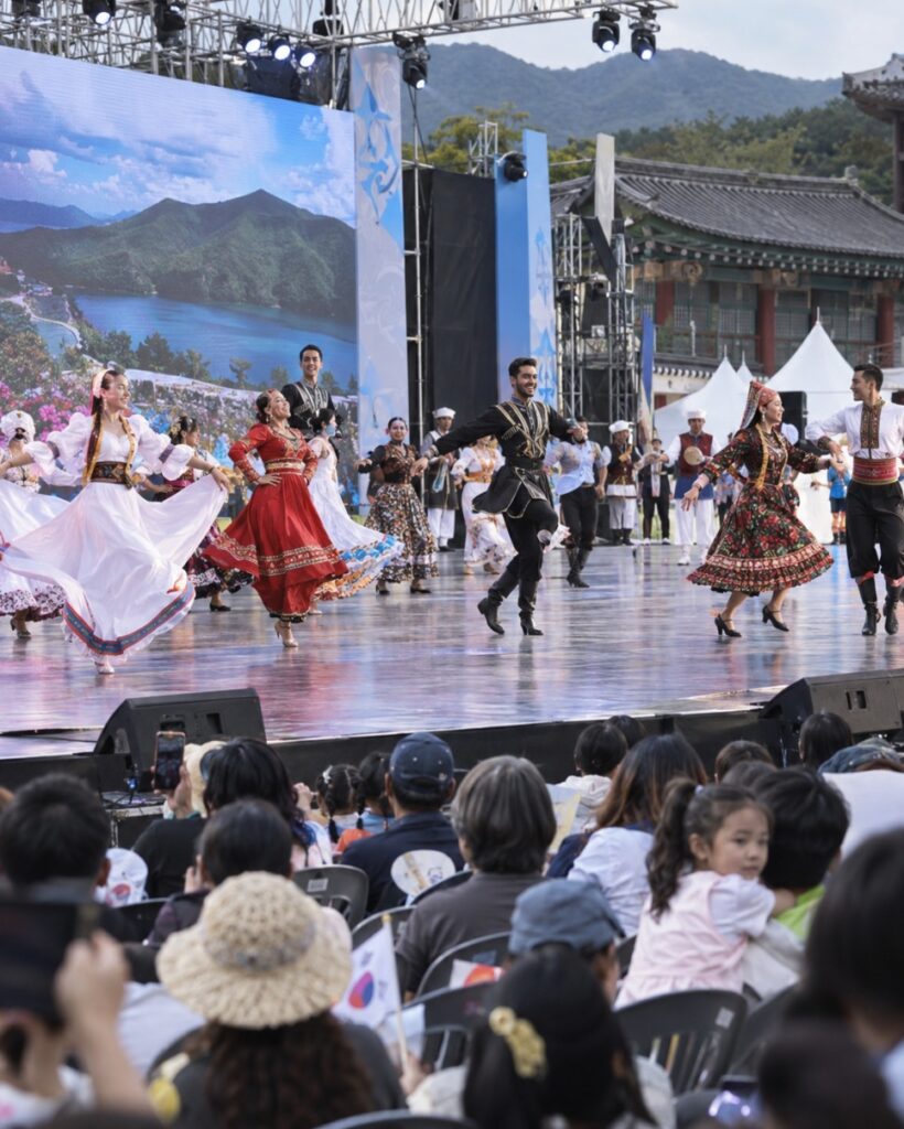 Festival stage at Cheonan Sports Complex