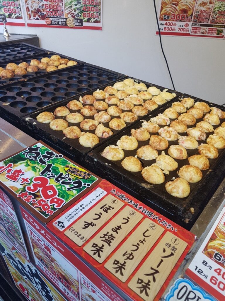 Takoyaki shop in Osaka