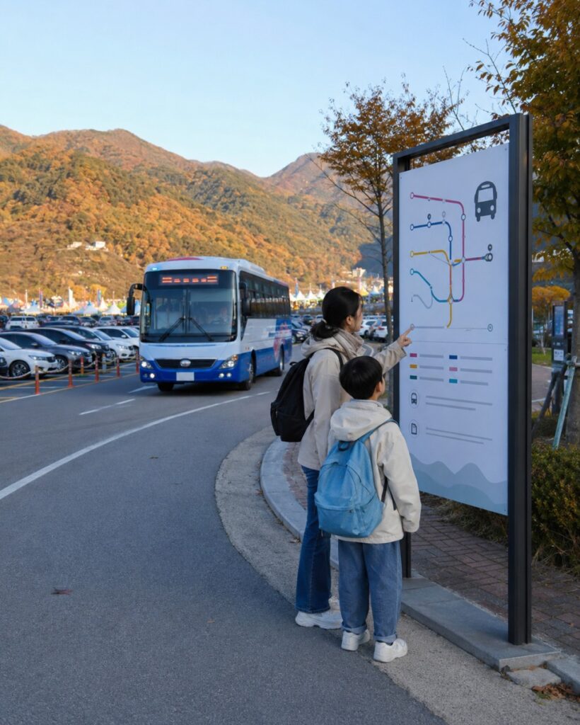 Festival area around Jeongseon Public Stadium