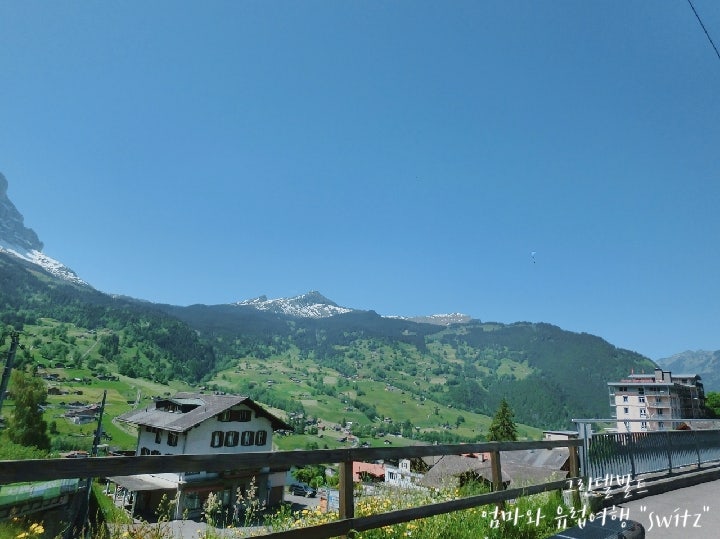 Grindelwald from the train, photo 2