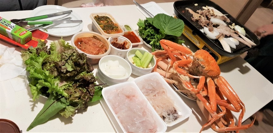 Snow crab close-up, photo 2