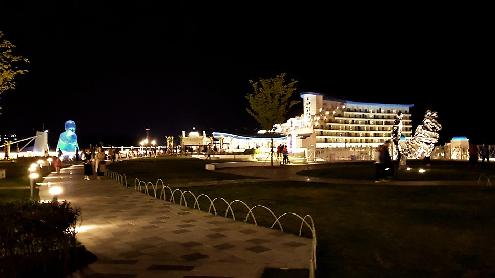 Sol Beach at night