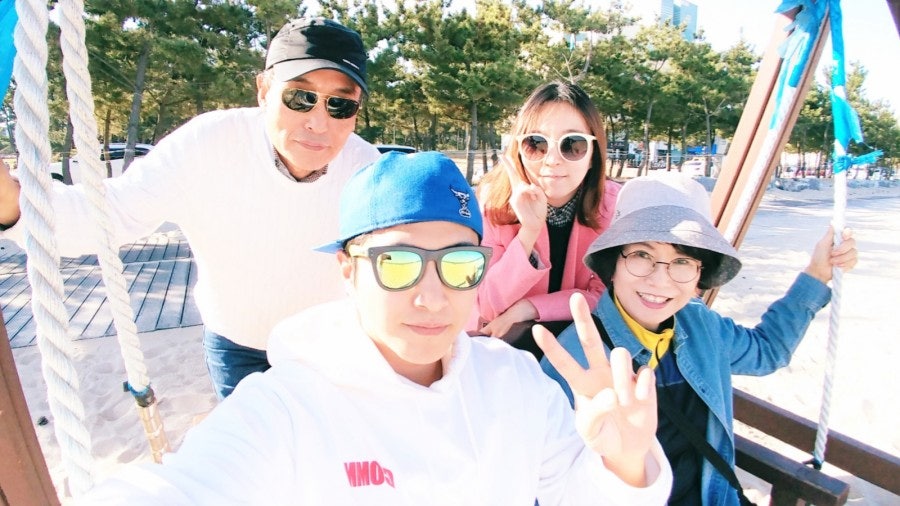 Selfie at Samcheok Beach