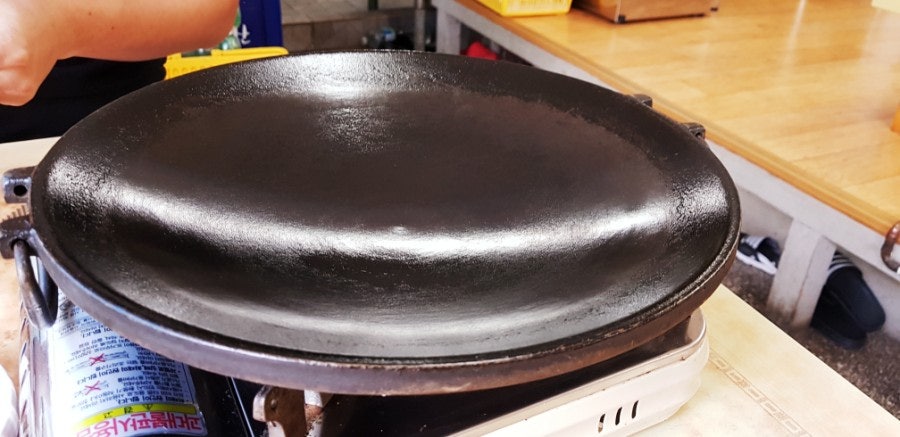Cast-iron pan
