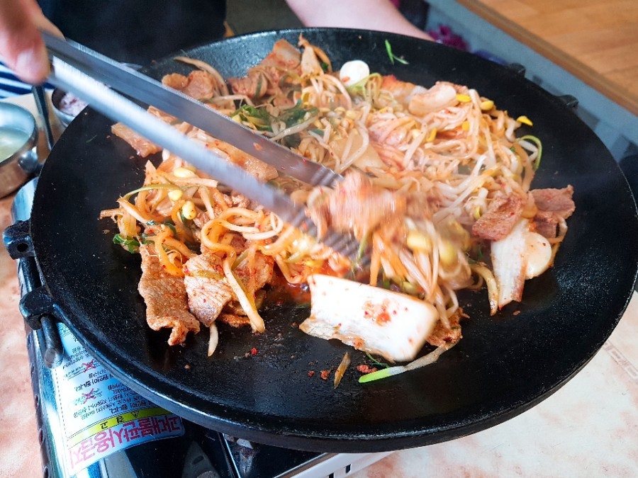 Adding kimchi, photo 4