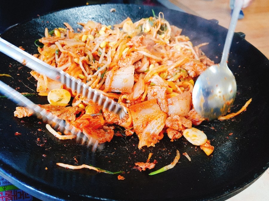 Adding kimchi, photo 6