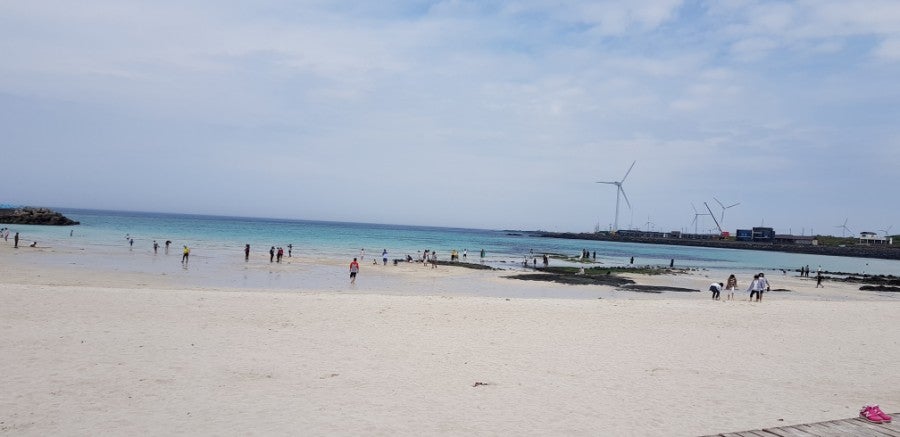 Crowded beach