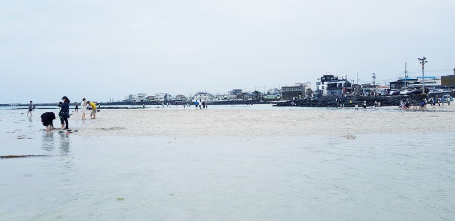 Hyeopjae Beach shoreline in May, photo 11