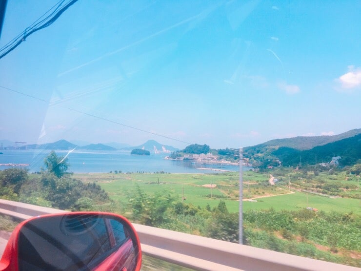 Driving to Namhae German Village, photo 1