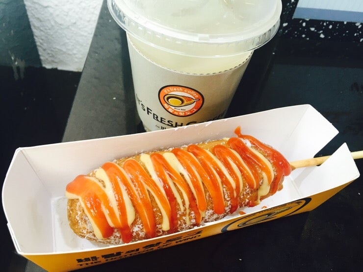 Coconut hot dog