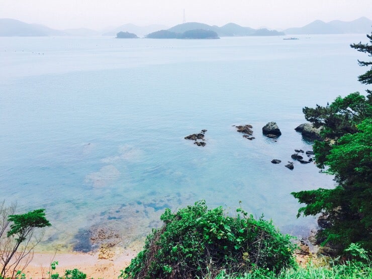 Blue sea horizon