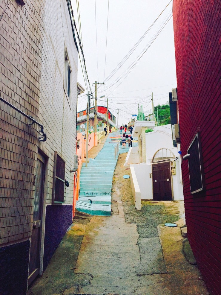 Painted steps