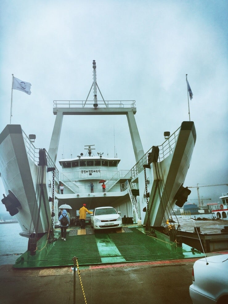 Ferry route map