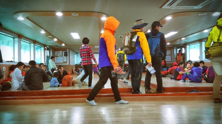 Ferry interior