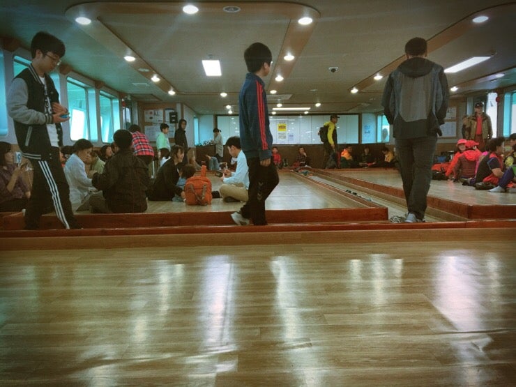 Ferry deck