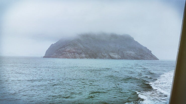 Sea view from the ferry