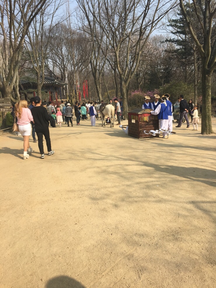 Village shrine ribbons