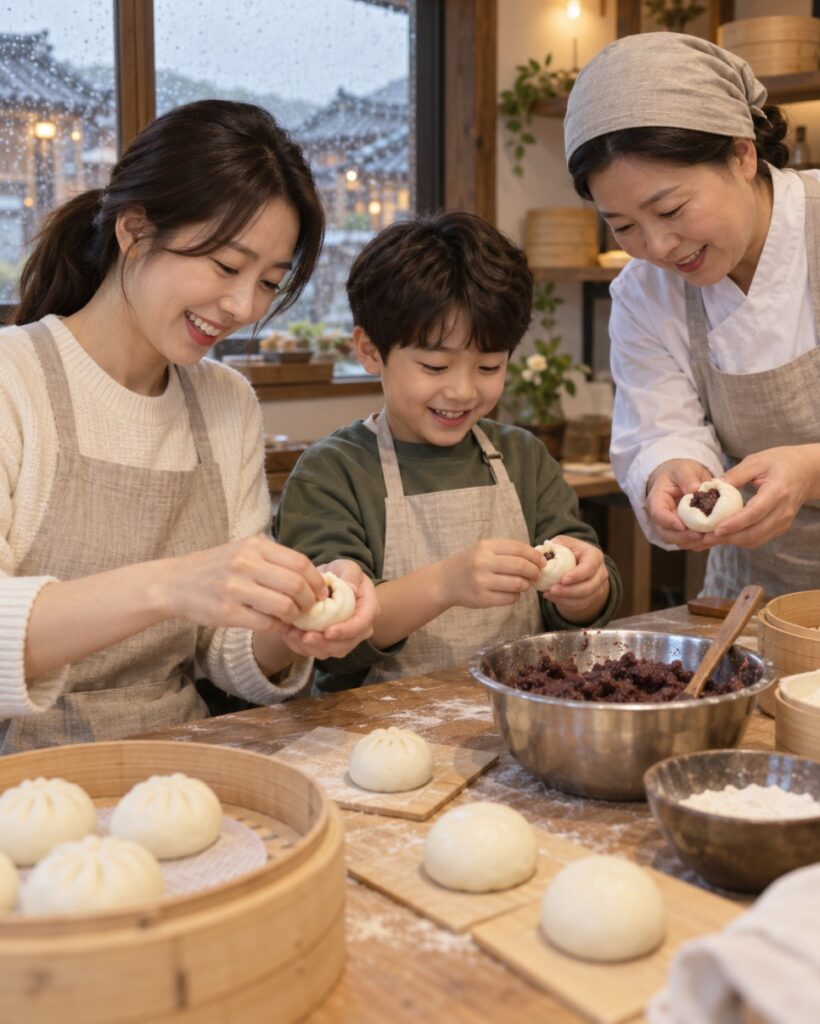 횡성더덕축제 🥟 비 오는 날에는 안흥찐빵 모락모락마을