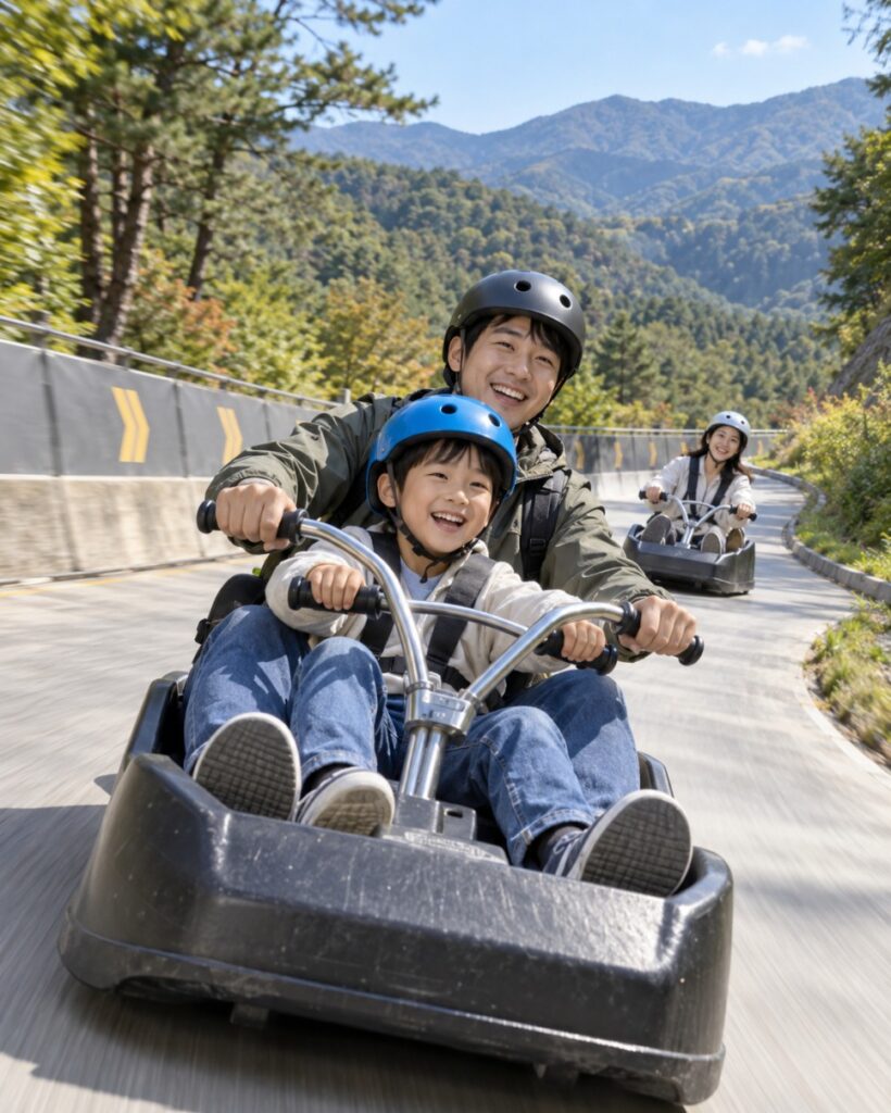 횡성더덕축제 🏎 활동적인 아이에게는 횡성루지체험장