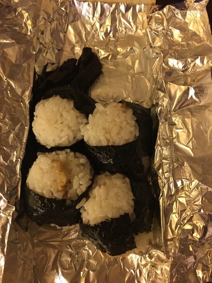 Nagoya tenmusu rice balls