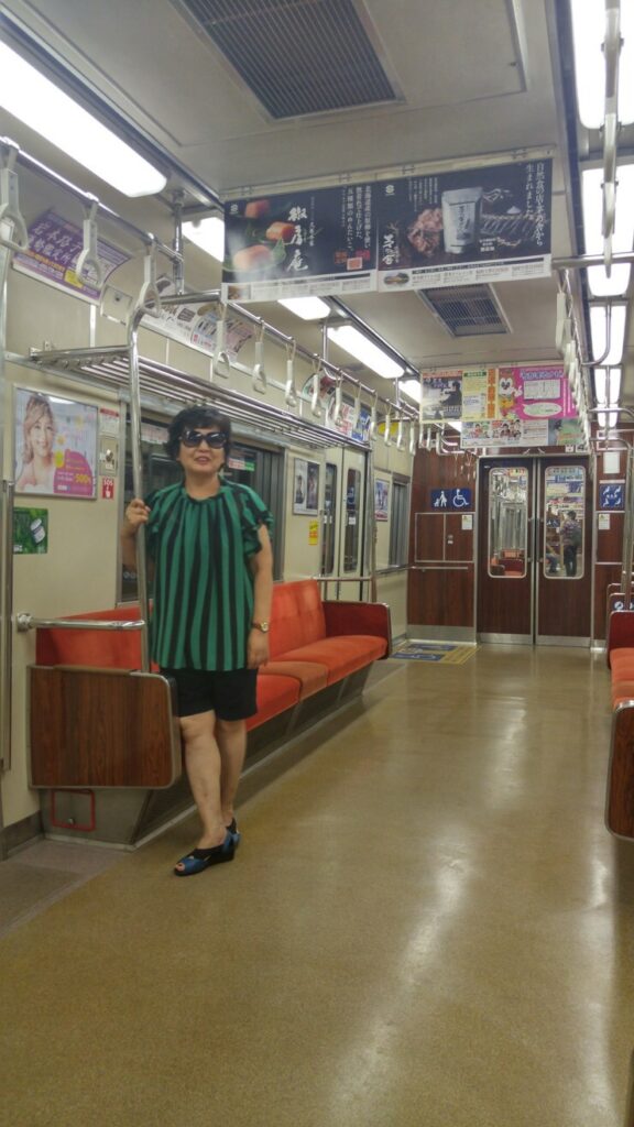 Empty subway car