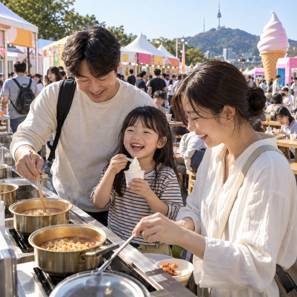 Byeongcheon sundae street and Aunae Market