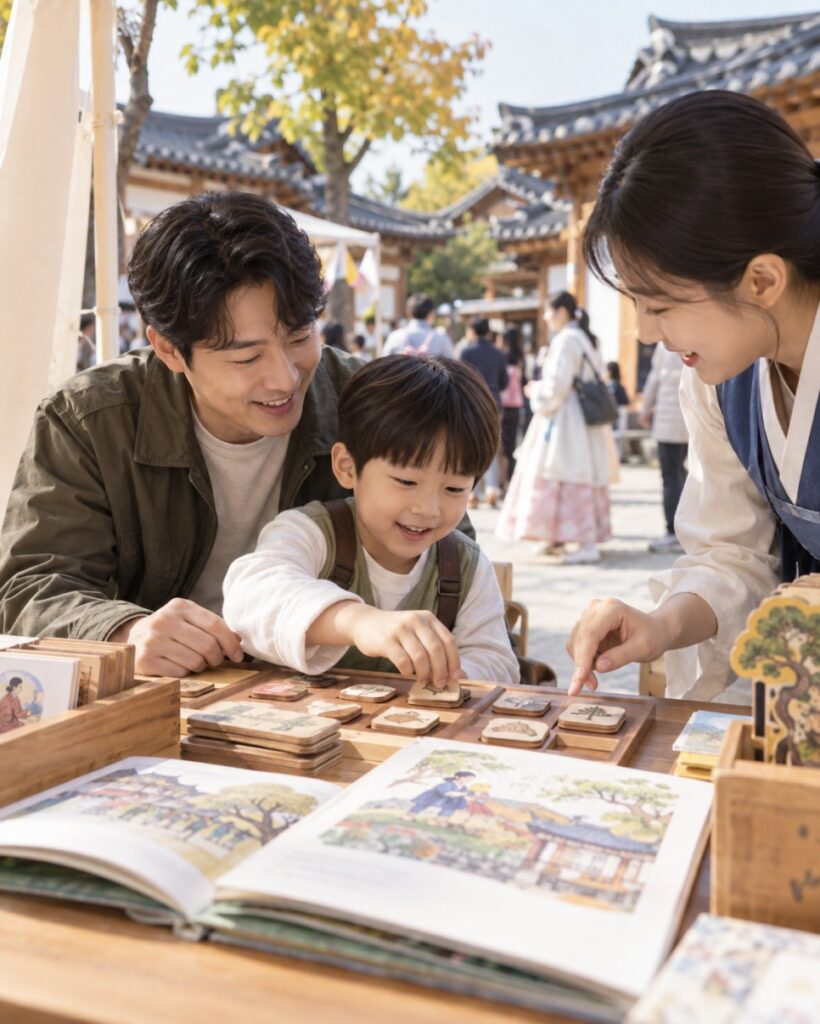Bookstores and publishers at the Jeonju Book Festival market
