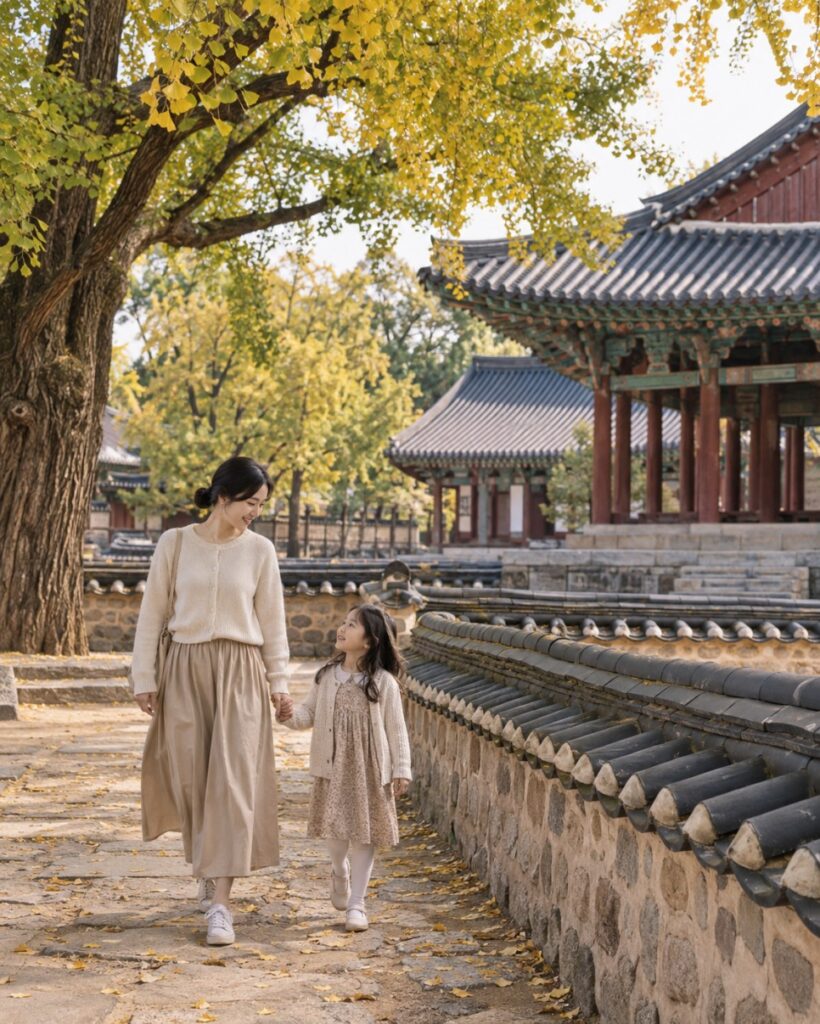 Jeonju Hyanggyo Confucian school near the festival