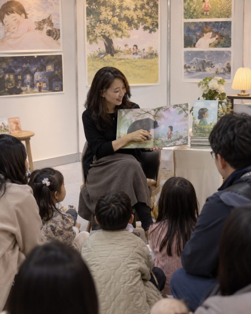 Picture-book author session for children