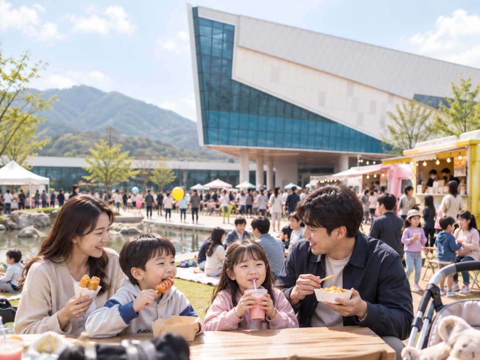 Kyobo outdoor library rest area