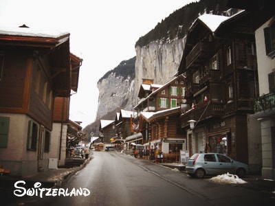 Swiss village street