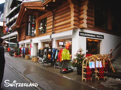Swiss houses like pensions