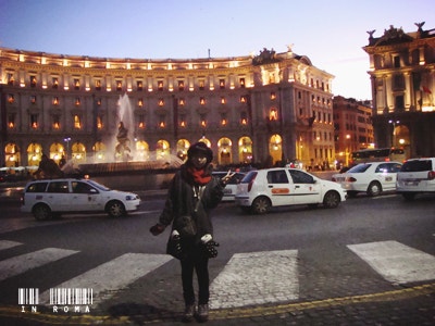 Selfie at Piazza della Repubblica