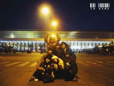 Termini station at night
