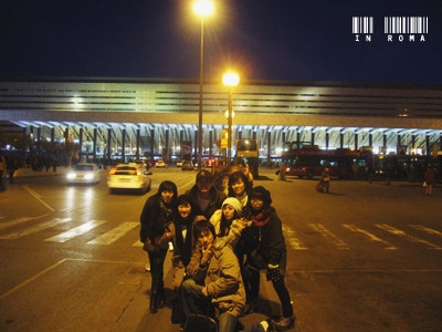 Termini station at night, photo 2