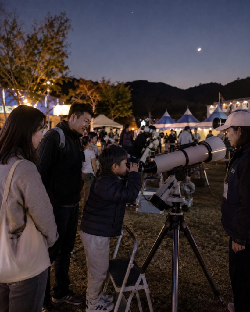 Telescope sun and star observation for kids
