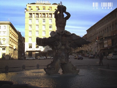 Tritone Fountain in Barberini