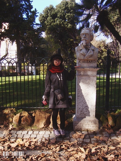 Statue in Borghese Park