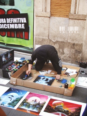 Street artists of Rome, photo 2