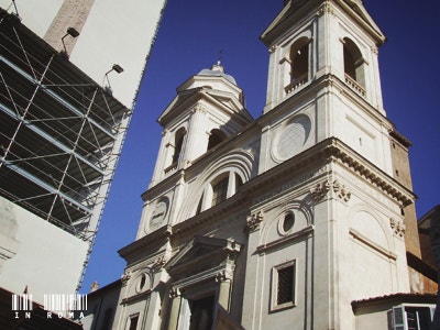 Spanish Steps: Trinita dei Monti church