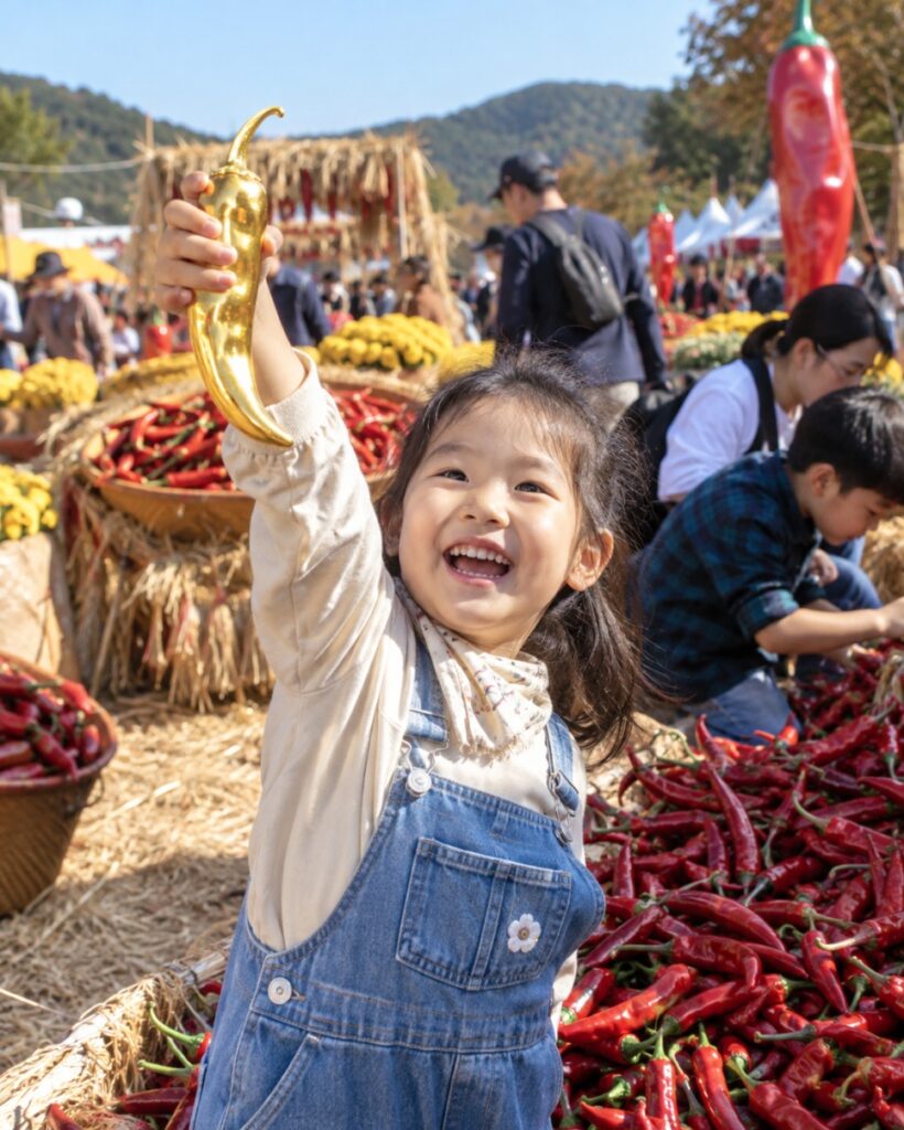 Golden pepper hunt game for children