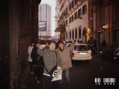 Heading to Roma Termini station