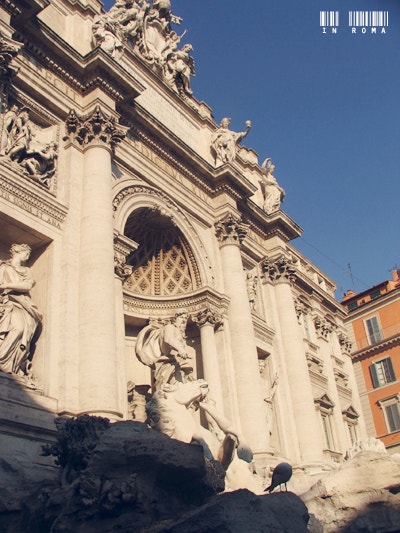 Trevi Fountain facade